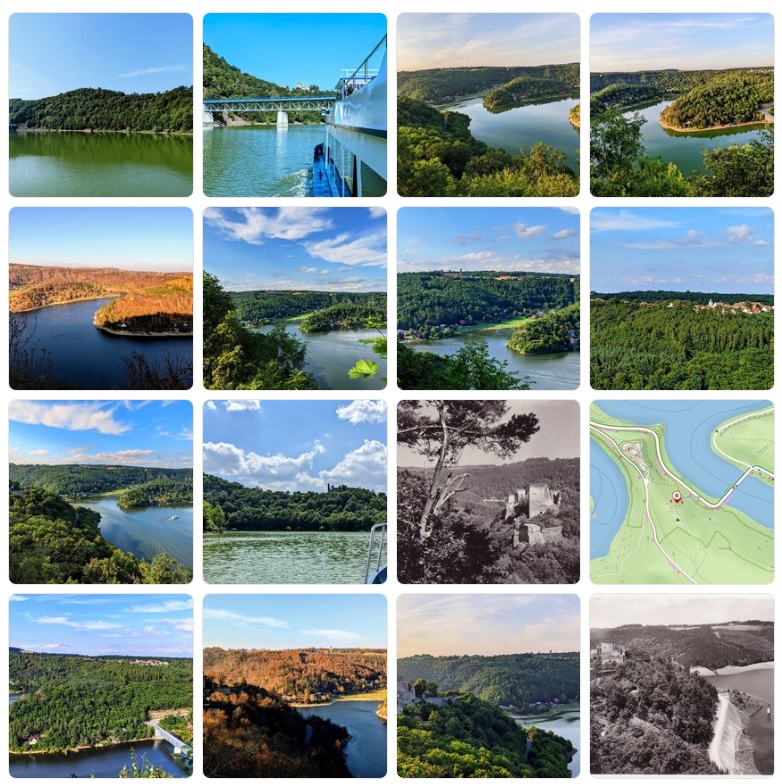 Vyhlídky nad Cornštejnem